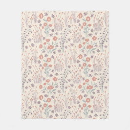 Cobertor De Velo Susurros de Flores Silvestres da Primavera