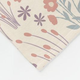 Cobertor De Velo Susurros de Flores Silvestres da Primavera