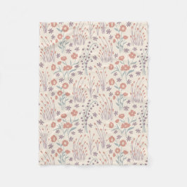 Cobertor De Velo Susurros de Flores Silvestres da Primavera