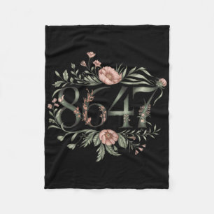 Cobertor De Velo Sutil Anti Trump 8647 Fllower Floral Boho Presiden