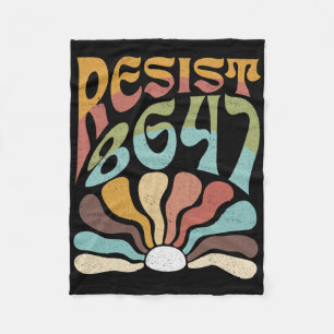 Cobertor De Velo Sutil Resistir 8647 Trump Resistir Trump Protesto