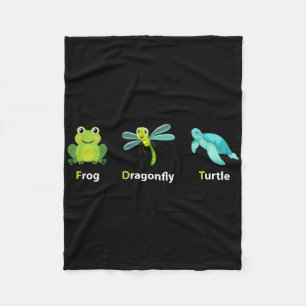 Cobertor De Velo Sutil Sapo de humor político Dragonfly Camisa
