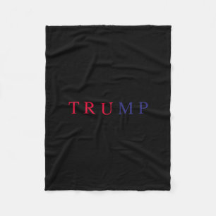 Cobertor De Velo Sutil Trump Vermelho Branco Azul EUA Patriótico Tr