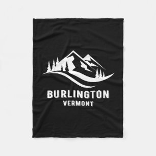 Cobertor De Velo Suvenir de lembrança das montanhas de Burlington v