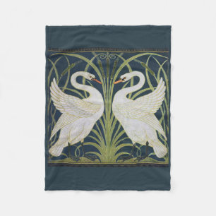 Cobertor De Velo Swan Art Nouveau Dois Swans
