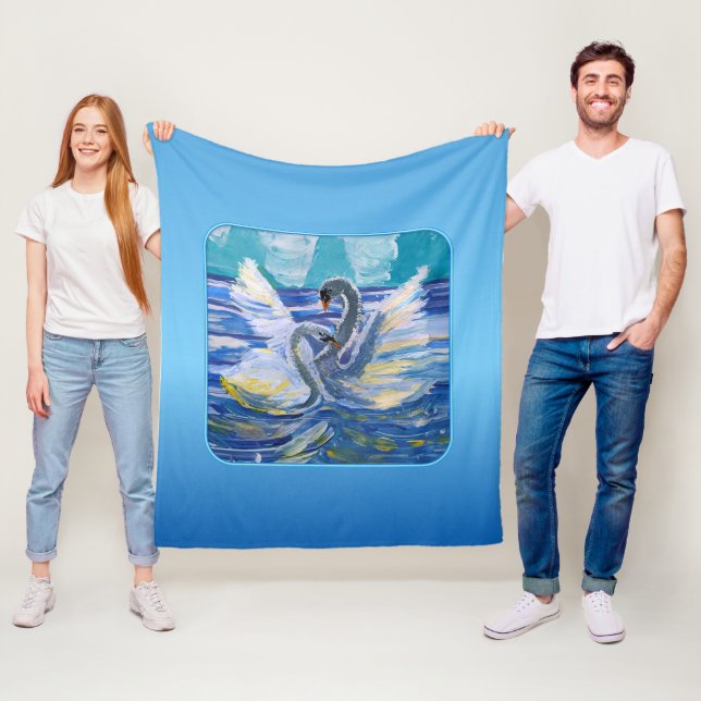 Cobertor De Velo Swans "Art by Kids" (In Situ)