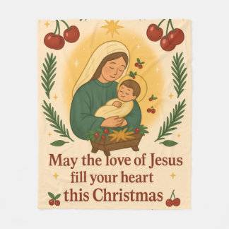 Cobertor De Velo Sweet Cherry Christmas – Divine Love Collection