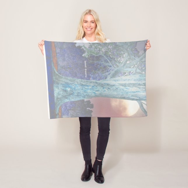 Cobertor De Velo sweet dreams baby blanket.  (In Situ)