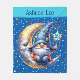 Cobertor De Velo Sweet Gnomo Goodnight