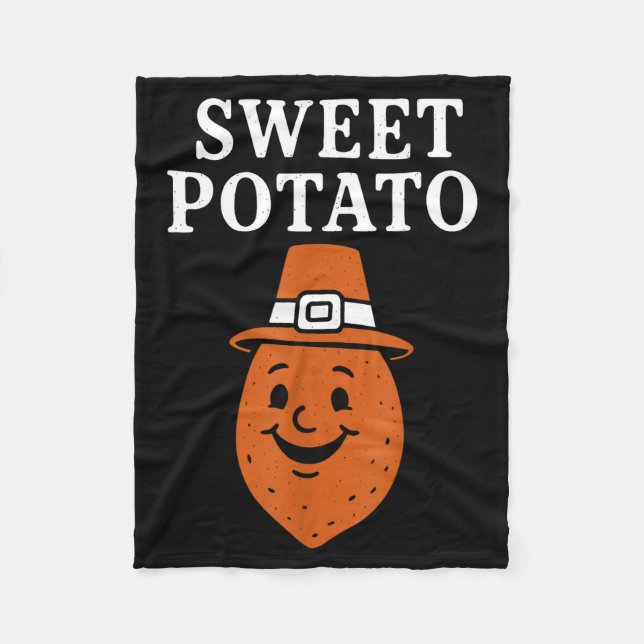 Cobertor De Velo Sweet Tato And Kind Of Rude Tato  (Frente)