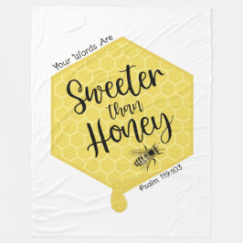 Cobertor De Velo Sweeter Than Honey