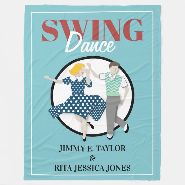 Cobertor De Velo Swing Dance (Frente)