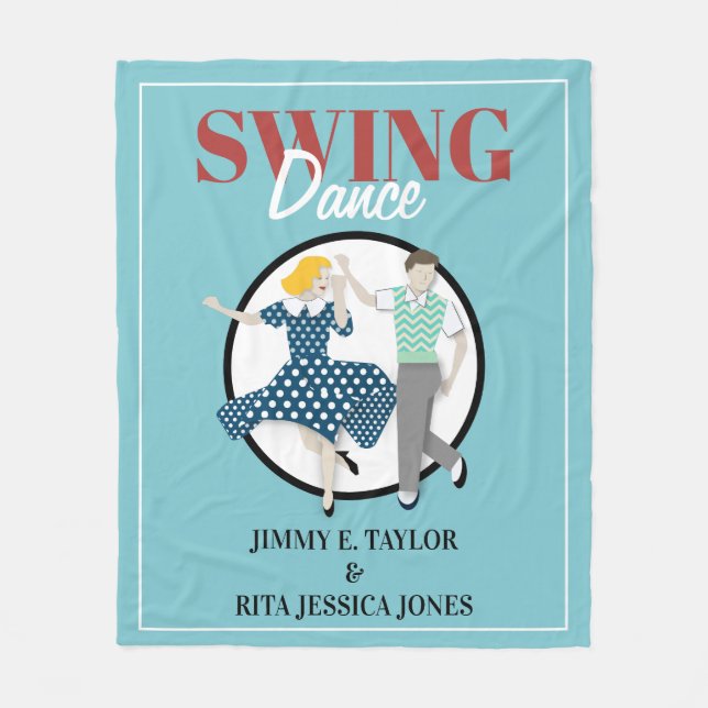 Cobertor De Velo Swing Dance (Frente)