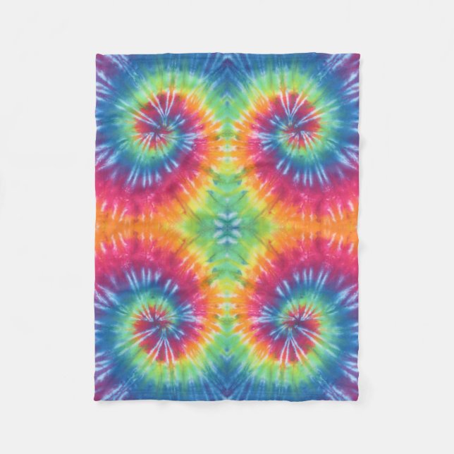 Cobertor De Velo Swirl Tie Dye (Frente)