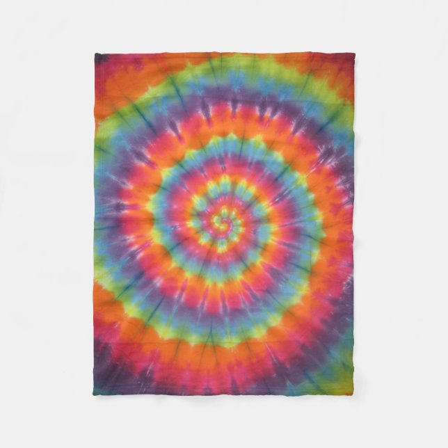 Cobertor De Velo Swirl Tie Dye (Frente)