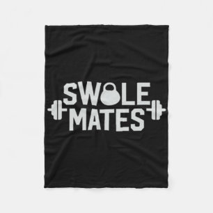 Cobertor De Velo Swole Mates Swolemates Casais Engraçados Manchas