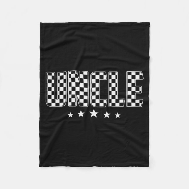 Cobertor De Velo T Crew Uncle Racing Car Family Matching Birthday P (Frente)