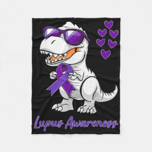Cobertor De Velo T-rex Dinossauro Lupus Sensibilização Dia Dino Tod