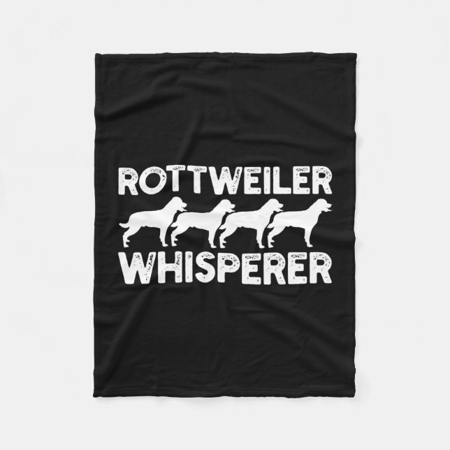 Cobertor De Velo T-Shirt Rottweiler (Frente)
