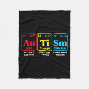 Cobertor De Velo tabela periódica do autismo química asd homens
