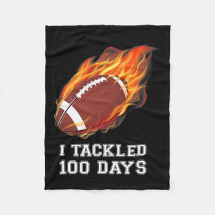 Cobertor De Velo Tackleou 100 Dias De Roupa De Futebol Escolar Meni