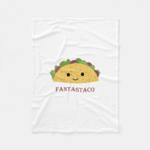 Cobertor De Velo Taco bonito de Kawaii da chalaça engraçada do Ta