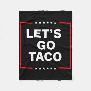 Cobertor De Velo Taco engraçado anti-Trump
