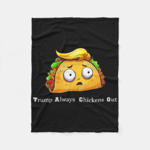 Cobertor De Velo Taco Engraçado Trump Sempre Foga Vamos Bonito