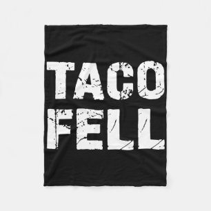 Cobertor De Velo Taco Fell Vamos Go Taco Engraçado Tee 3