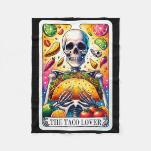 Cobertor De Velo Taco Lover Tarot Card Taco Terça-feira Cinco Mães