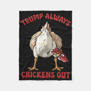 Cobertor De Velo Taco Trump Sempre Chicken Engraçado Tarifa De Fran