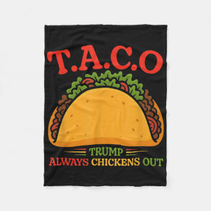 Cobertor De Velo Taco Trump Sempre Desiste Engraçado