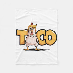 Cobertor De Velo Taco Trump Sempre Desiste Humor Político Alcatrão