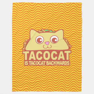 Cobertor De Velo Tacocat Back II Epica Fleece Blanket