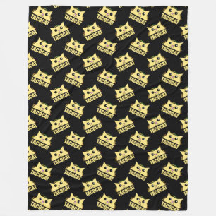 Cobertor De Velo Tacocat Black II Fleece Blanket