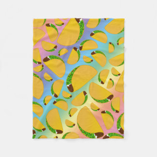 Cobertor De Velo Tacos do arco-íris