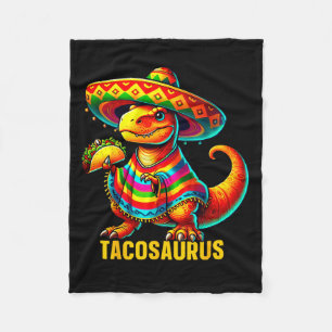Cobertor De Velo Tacosaurus taco dinossauro cinco de maio mexicanTa