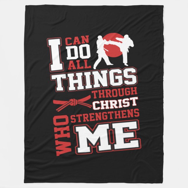 Cobertor De Velo Taekwondo (Frente)