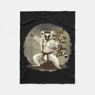 Cobertor De Velo Taekwondo Lêmure Kickboxing Animall Jiu-Jitsu Kung