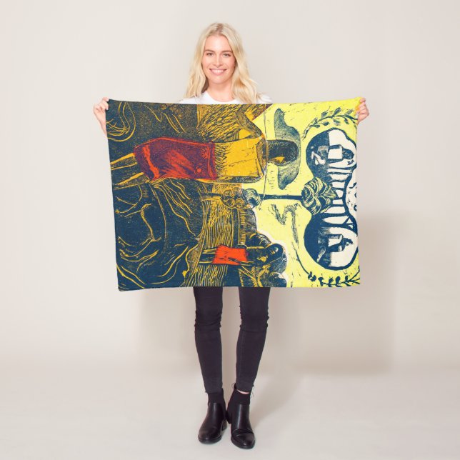 Cobertor De Velo Tahitian Women and Dog, Gauguin (In Situ)