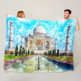 COBERTOR DE VELO TAJ MAHAL PINTING