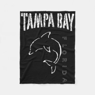Cobertor De Velo Tampa Bay Florida Dolphin Souvenir