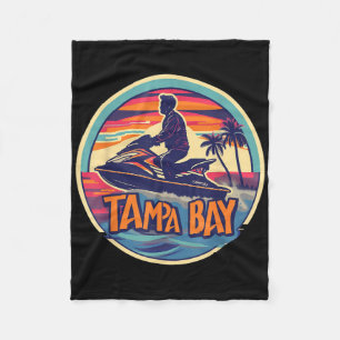 Cobertor De Velo Tampa Bay Flórida Jetski Embarcações Água Golfo Ág