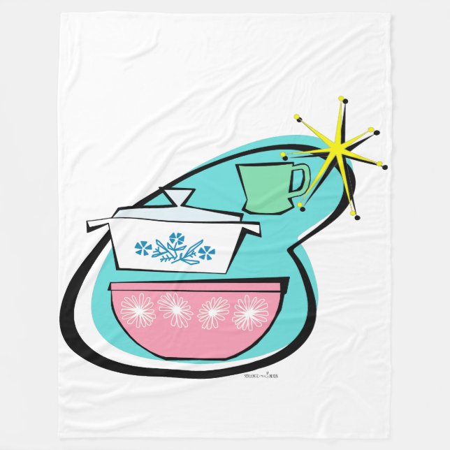 Cobertor De Velo Tampa de Design de Software Atômico (Frente)