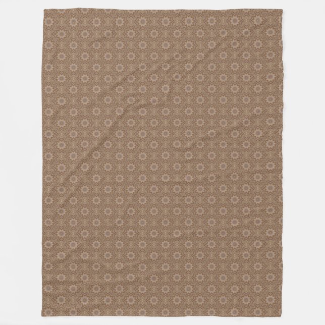 Cobertor De Velo Tan Pattern Fleece Blanket (Frente)