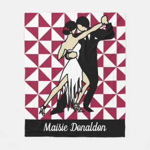 Cobertor De Velo Tango Dancers