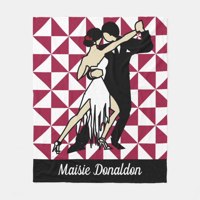 Cobertor De Velo Tango Dancers (Frente)