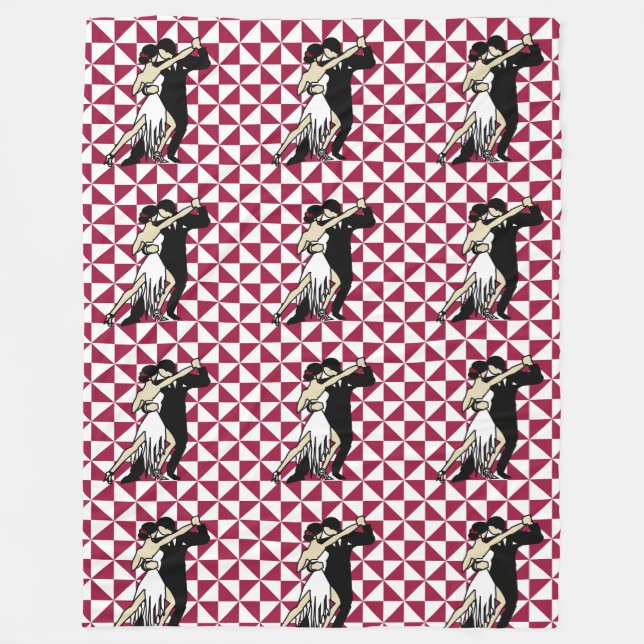 Cobertor De Velo Tango Dancers (Frente)