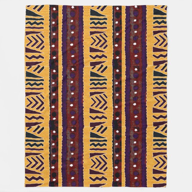 Cobertor De Velo "Tapeçaria Tribal": (Frente)