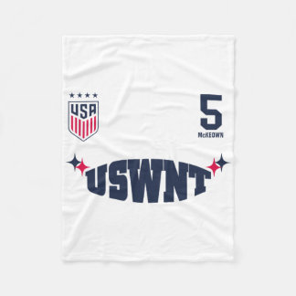 Cobertor De Velo Tara Mckeown 4 Branco Uswnt Licenciado Oficialment